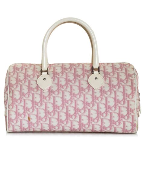 christian dior pink boston bag|pink christian dior tote bag.